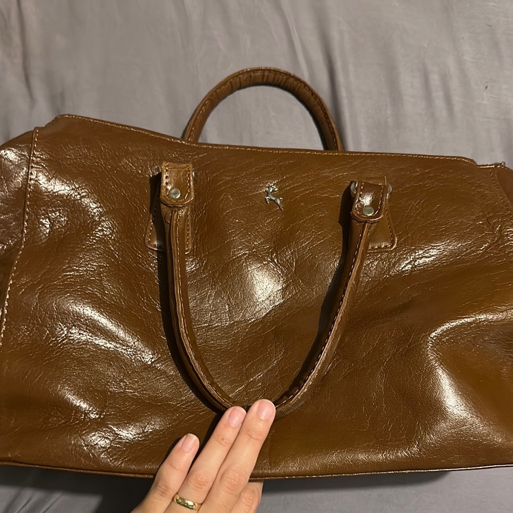 Brown Leather Tote Bag